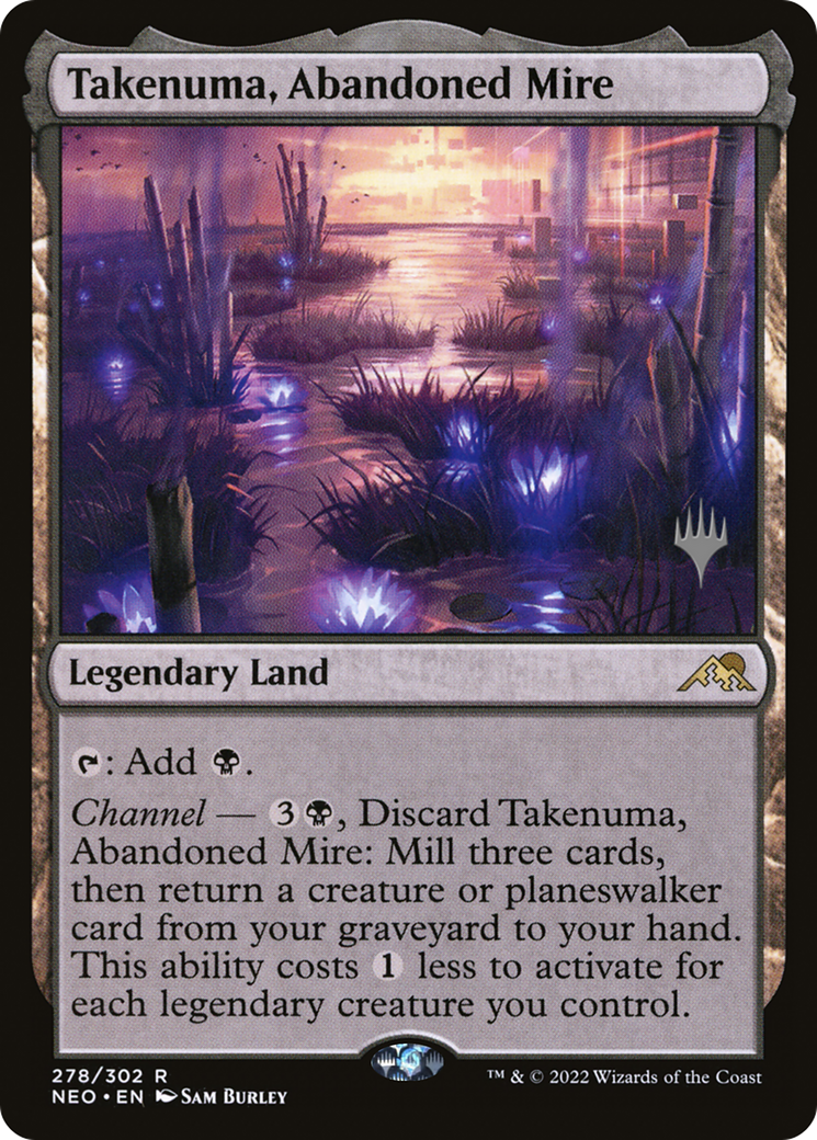 Takenuma, Abandoned Mire (PPNEO-278P) - Kamigawa: Neon Dynasty Promos Foil