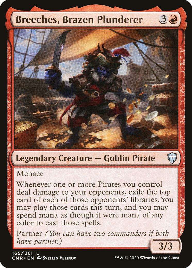 Breeches, Brazen Plunderer (CMR-165)  - Commander Legends