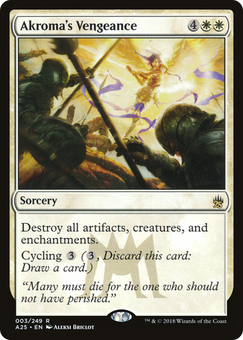 Akroma's Vengeance (A25-003)  Foil - Masters 25