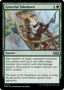 Graceful Takedown (WOE-171)  Foil - Wilds of Eldraine