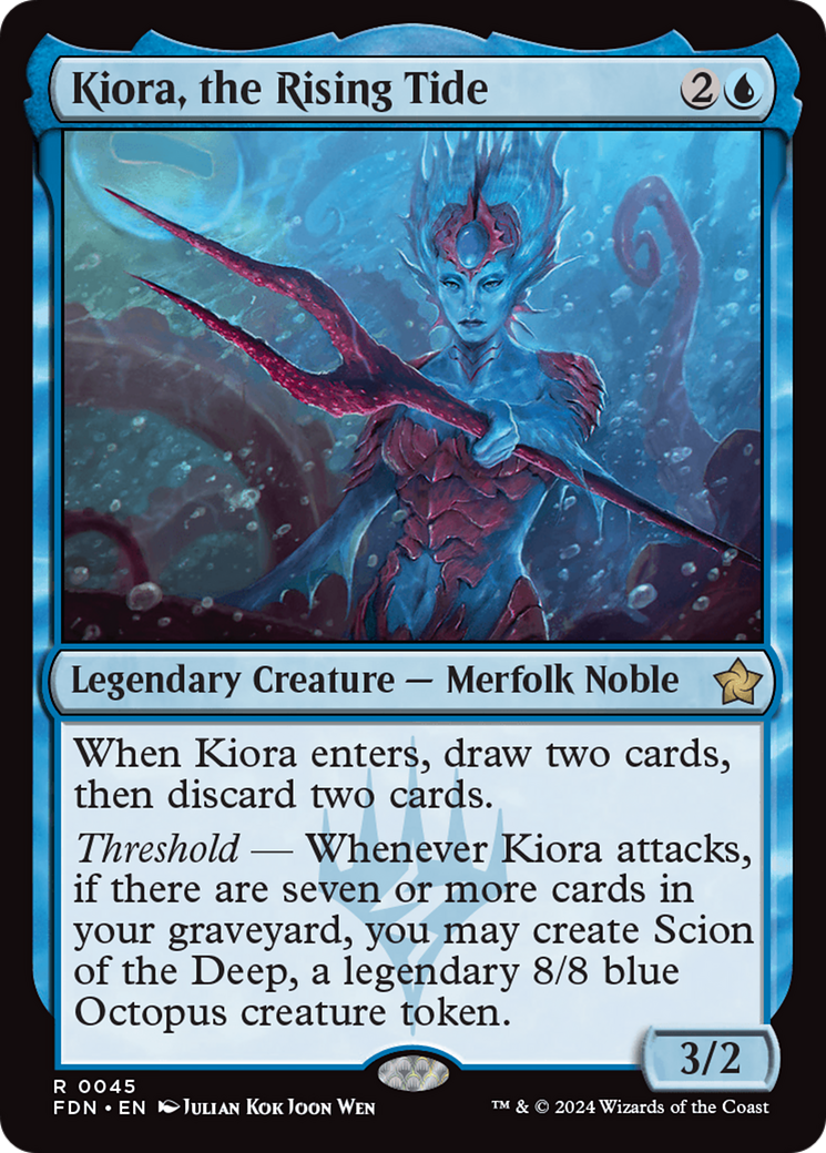Kiora, the Rising Tide (FDN-045)  - Foundations
