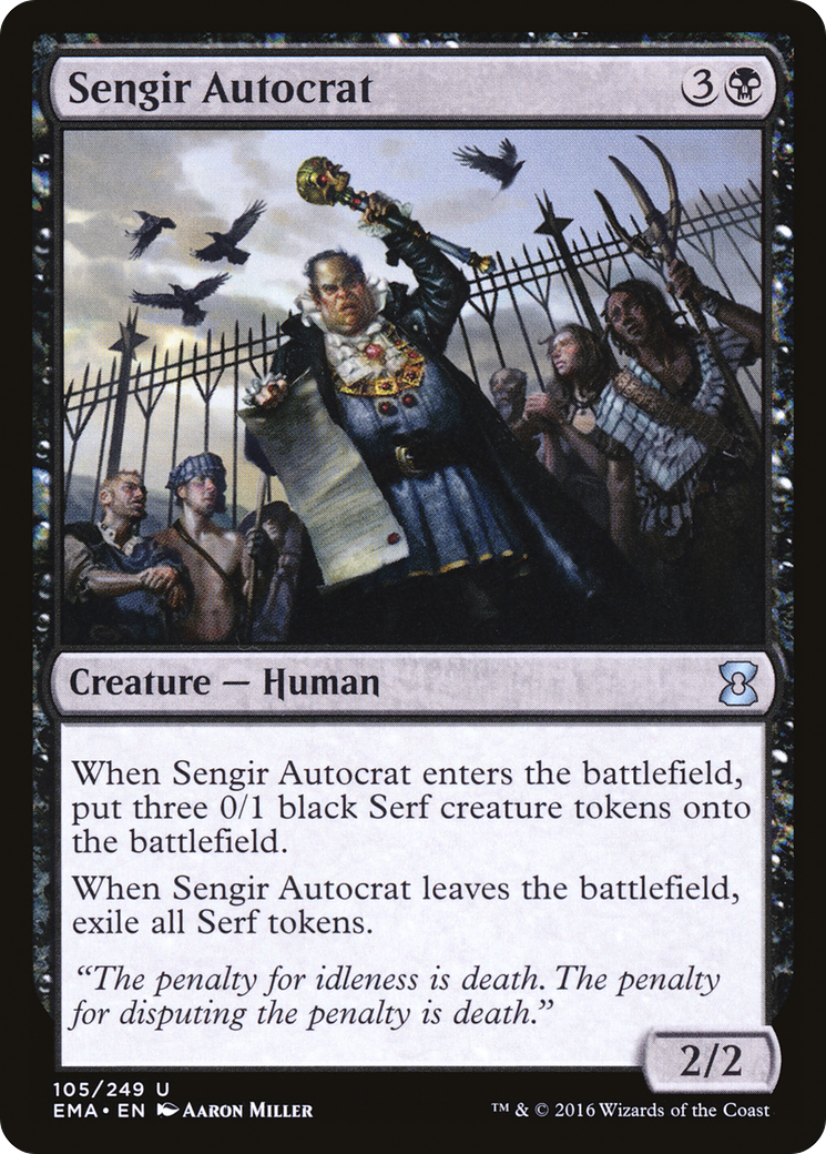 Sengir Autocrat (EMA-105)  Foil - Eternal Masters