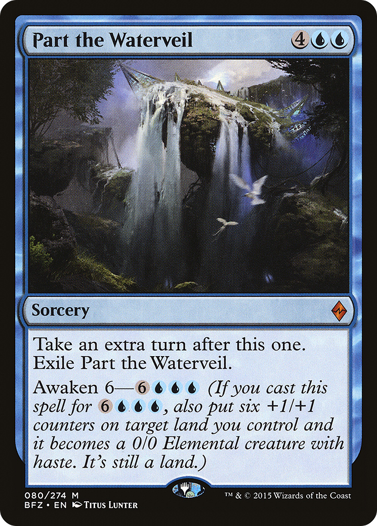 Part the Waterveil (BFZ-080)  - Battle for Zendikar