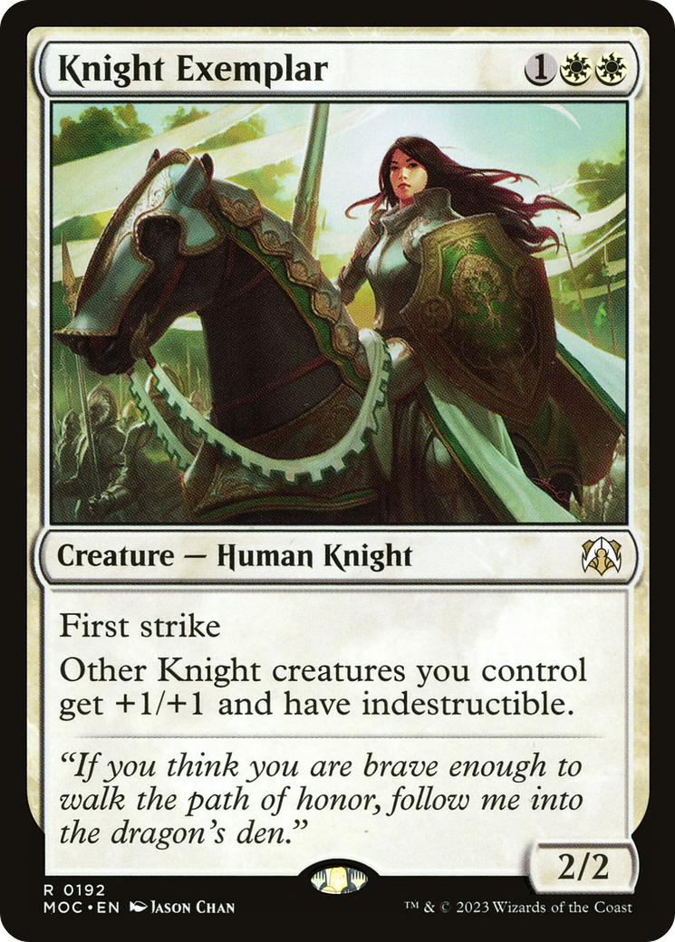 Knight Exemplar (MOC-192)  - March of the Machine Commander