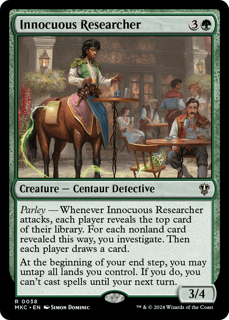Innocuous Researcher (MKC-038)  - Murders at Karlov Manor Commander
