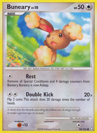 Buneary 086  - Reverse Holofoil Legends Awakened - Common