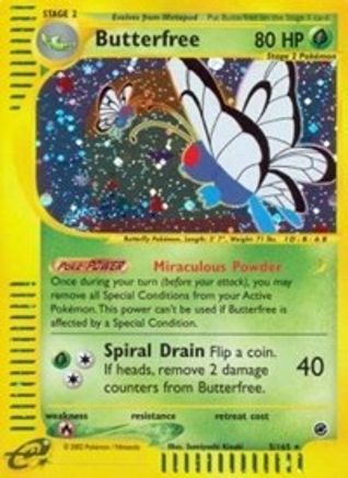 Butterfree (5) 005  - Holofoil Expedition - Holo Rare
