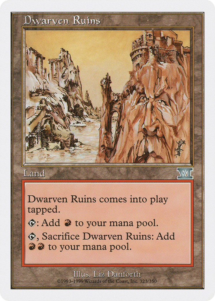 Dwarven Ruins (6ED-323)  - Classic Sixth Edition