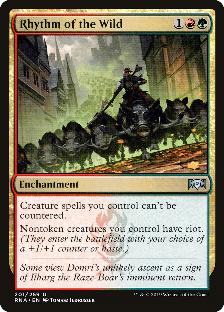 Rhythm of the Wild (RNA-201)  Foil - Ravnica Allegiance