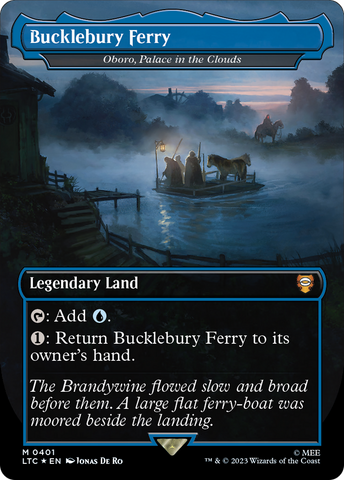Bucklebury Ferry - Oboro, Palace in the Clouds (Surge Foil) (LTC-401)  Foil - Tales of Middle-earth Commander / Bucklebury Ferry (Borderless)