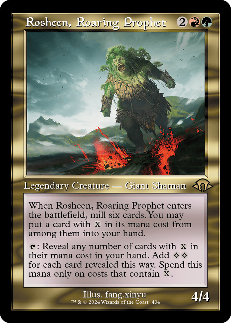 Rosheen, Roaring Prophet (Retro Frame) (MH3-434)  Foil - Modern Horizons 3