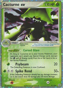 Cacturne ex 091  - Holofoil Emerald - Ultra Rare
