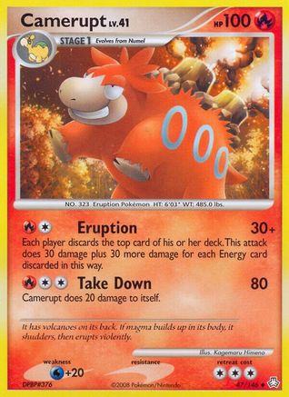 Camerupt (47/146) [Diamond & Pearl: Legends Awakened]