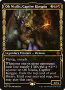 Ob Nixilis, Captive Kingpin (Showcase) (MAT-091)  - March of the Machine: The Aftermath: (Showcase)