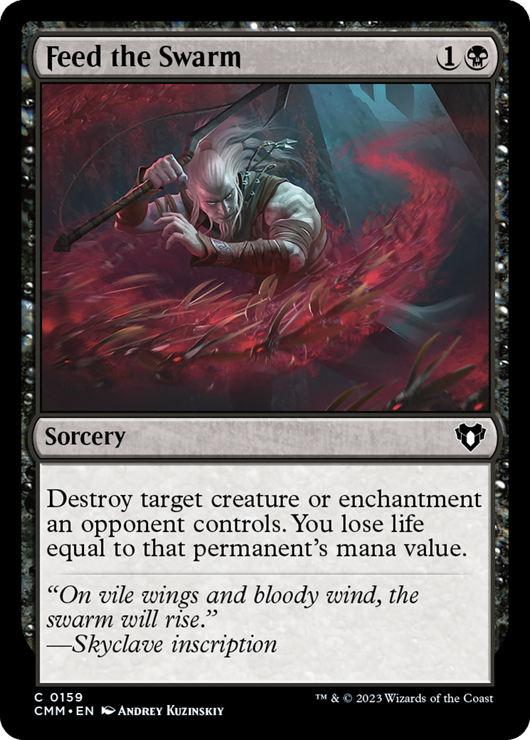 Feed the Swarm (CMM-159)  Foil - Commander Masters