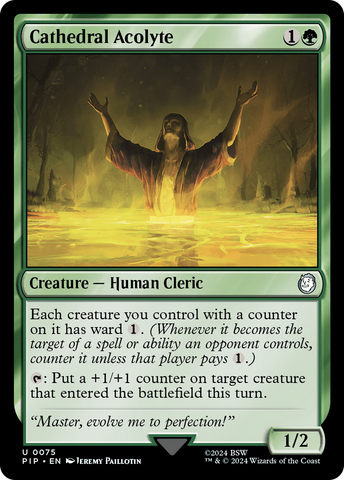 Cathedral Acolyte (PIP-075)  Foil - Fallout