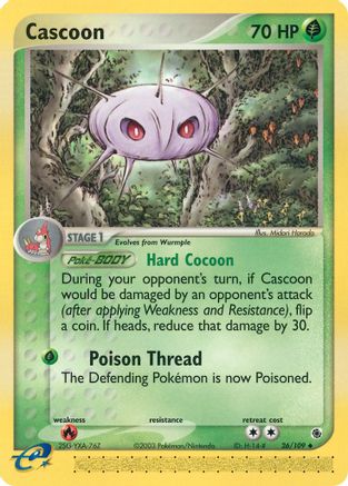 Cascoon 026  Ruby and Sapphire - Uncommon