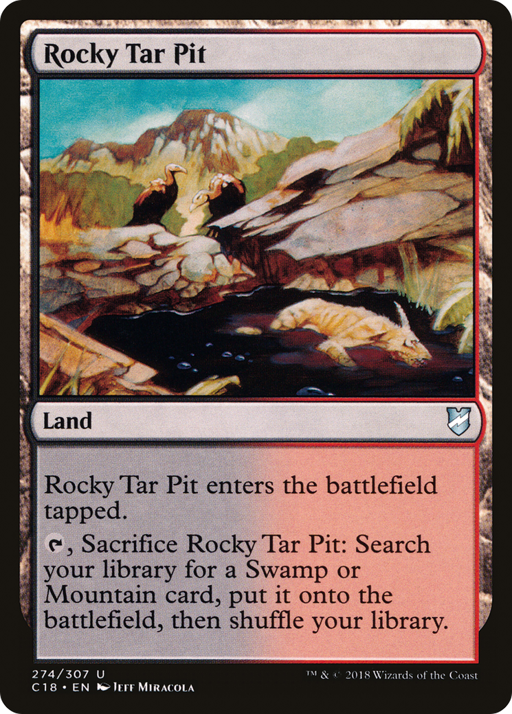 Rocky Tar Pit (C18-274)  - Commander 2018