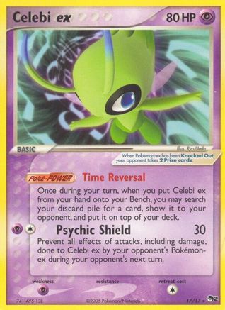 Celebi ex (Non-Holo)   POP Series 2