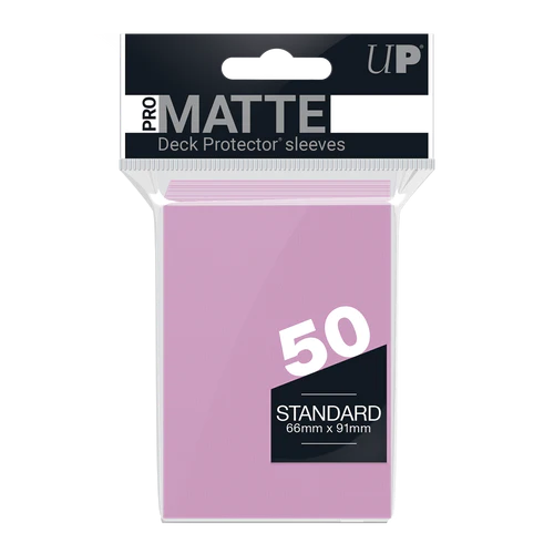 Ultra Pro Standard Size Pro Matte Sleeves (Pink)