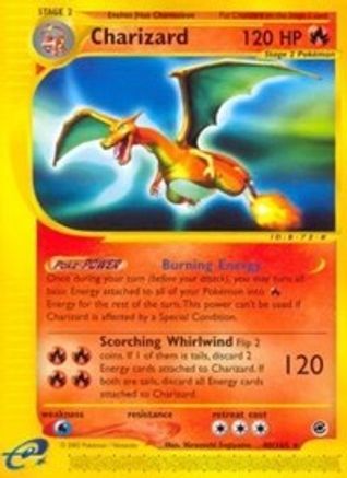 Charizard (40) 040  - Reverse Holofoil Expedition - Rare