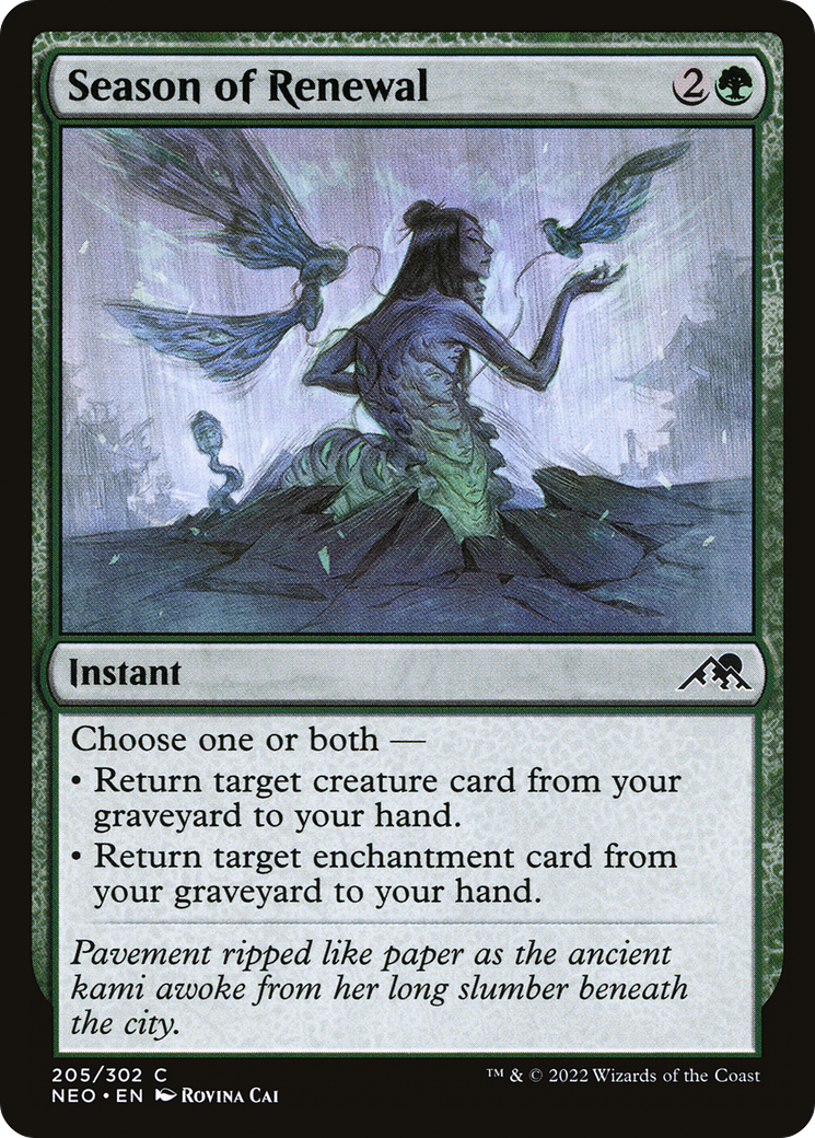 Season of Renewal (NEO-205)  Foil - Kamigawa: Neon Dynasty