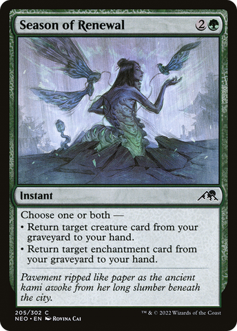 Season of Renewal (NEO-205)  - Kamigawa: Neon Dynasty