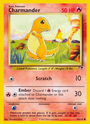 Charmander 070/110  - Reverse Holofoil Legendary Collection - Common