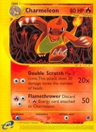 Charmeleon 073/165  - Reverse Holofoil Expedition - Uncommon