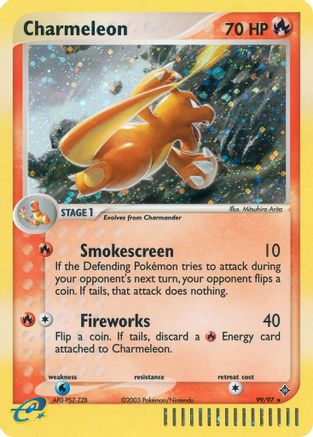 Charmeleon 099  - Holofoil Dragon - Secret Rare