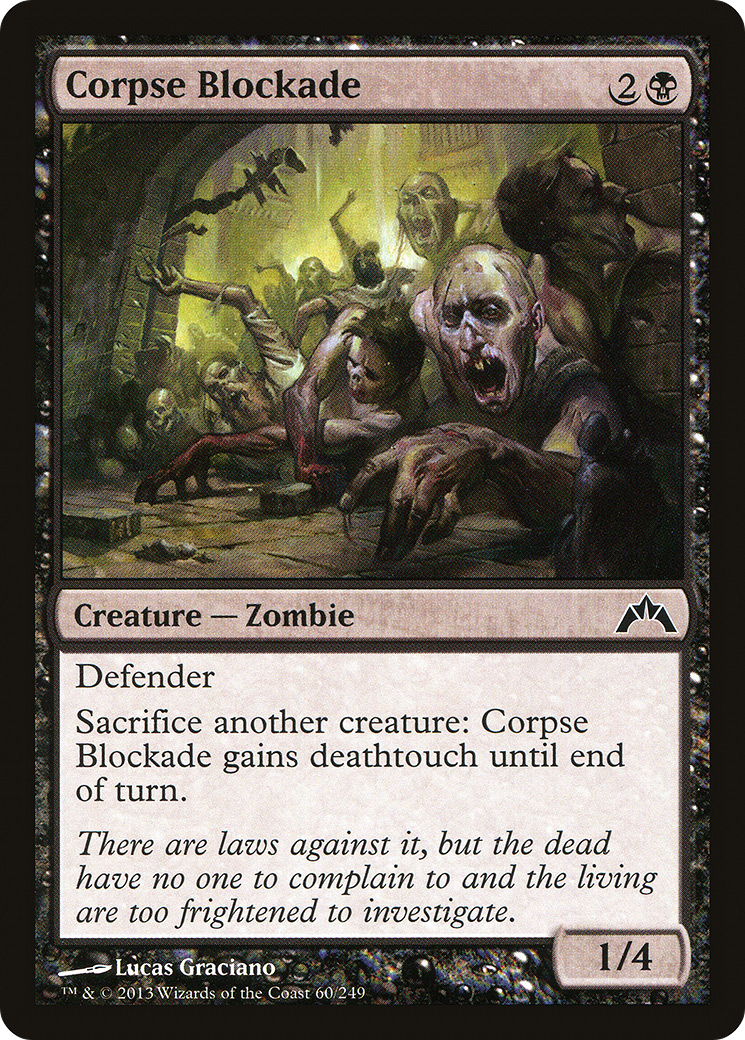 Corpse Blockade (GTC-060)  Foil - Gatecrash