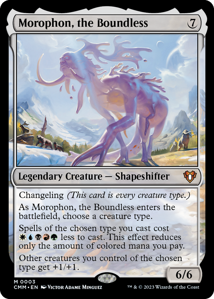 Morophon, the Boundless (CMM-003)  - Commander Masters
