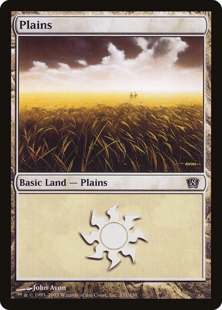Plains (331) (8ED-331★) - Eighth Edition Foil