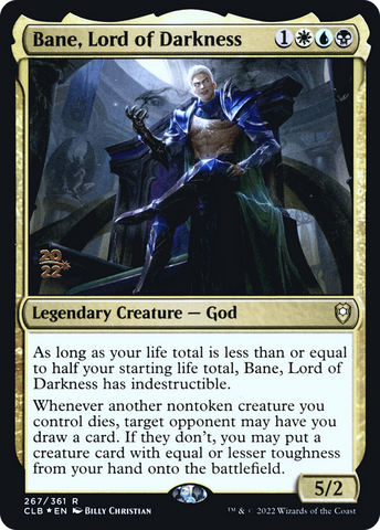 Bane, Lord of Darkness [Commander Legends: Battle for Baldur's Gate Prerelease Promos]