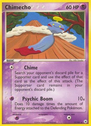 Chimecho 017/101  - Reverse Holofoil Hidden Legends - Rare