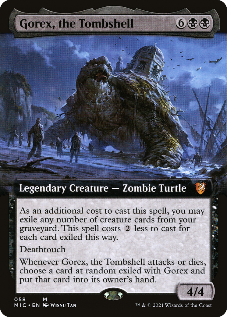 Gorex, the Tombshell (Extended Art) (MIC-058)  - Midnight Hunt Commander: (Extended Art)
