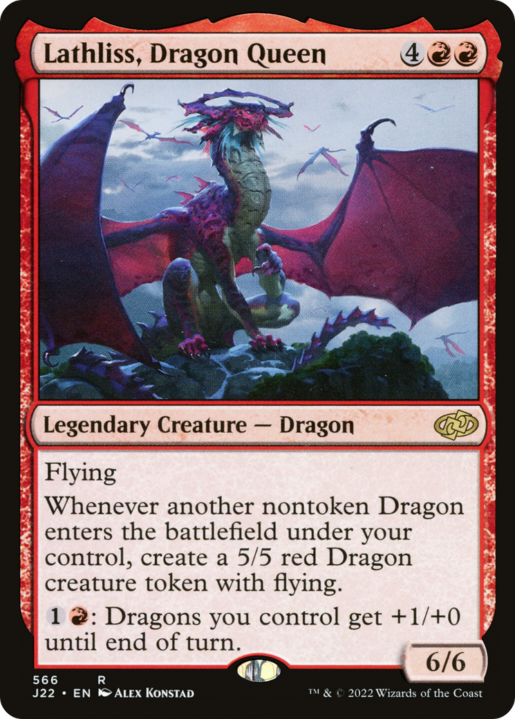 Lathliss, Dragon Queen (J22-566)  - Jumpstart 2022