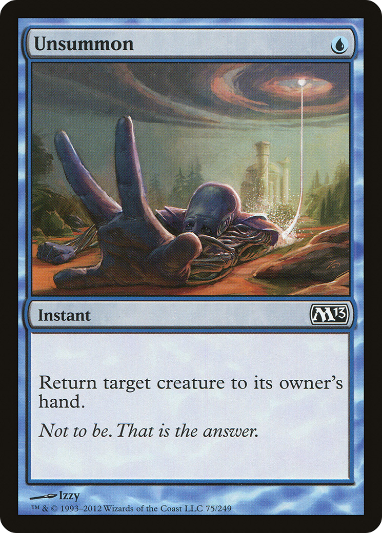 Unsummon (M13-075)  Foil - Magic 2013