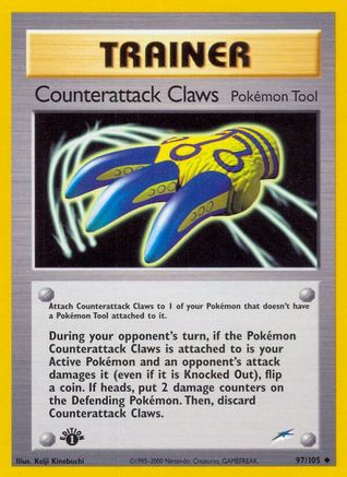 Counterattack Claws 097/105  - 1st Edition Neo Destiny - Uncommon
