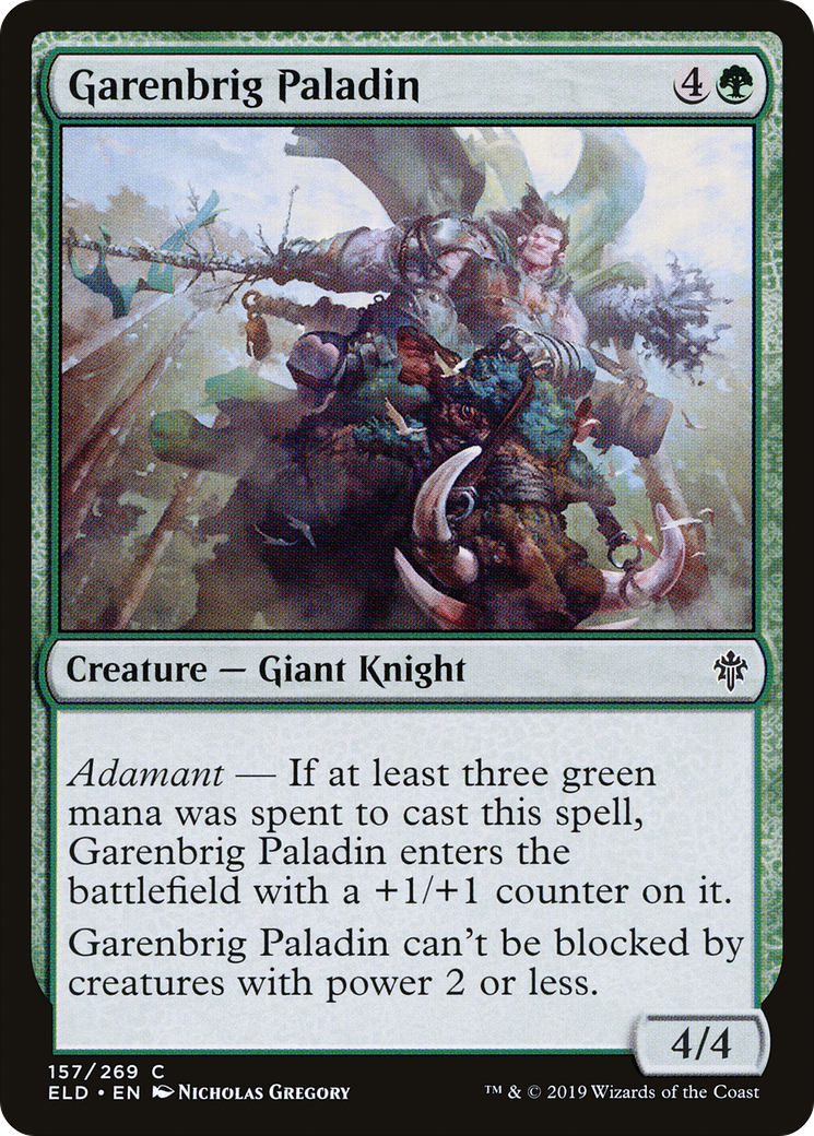 Garenbrig Paladin (ELD-157)  Foil - Throne of Eldraine