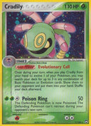 Cradily 007  - Reverse Holofoil Power Keepers - Holo Rare