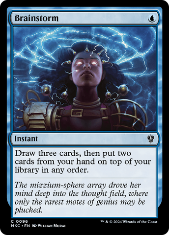 Brainstorm (MKC-096)  - Murders at Karlov Manor Commander