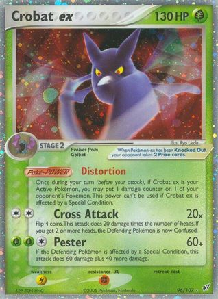 Crobat ex 096  Deoxys - Ultra Rare