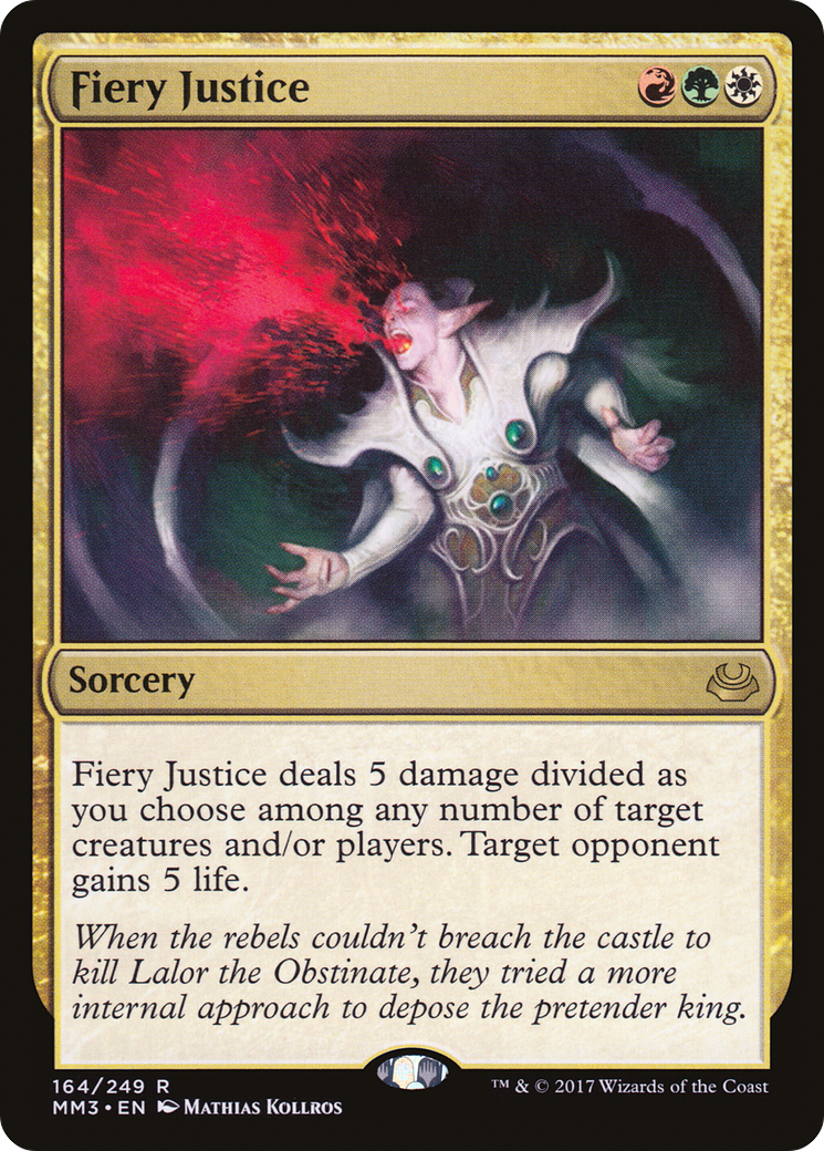 Fiery Justice (MM3-164) - Modern Masters 2017 Foil