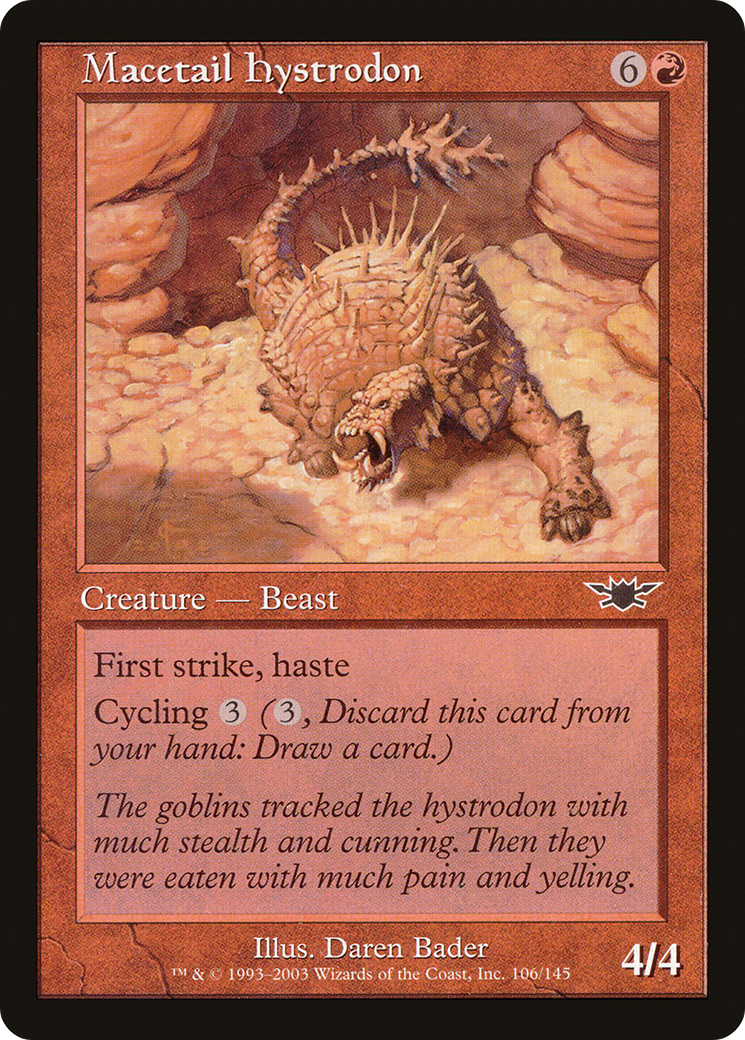 Macetail Hystrodon (LGN-106)  Foil - Legions