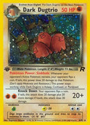 Dark Dugtrio (6) 006/82  - 1st Edition Holofoil Team Rocket - Holo Rare