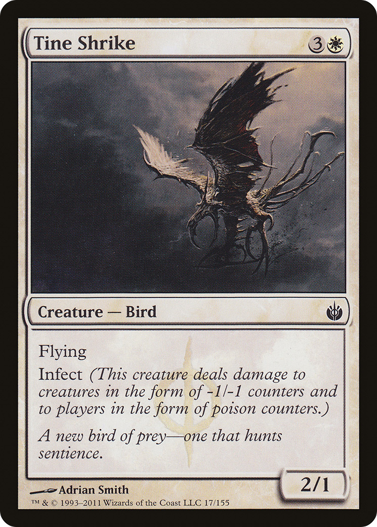 Tine Shrike (MBS-017)  - Mirrodin Besieged