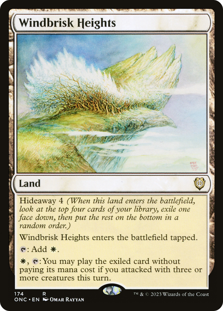 Windbrisk Heights (ONC-174)  - Phyrexia: All Will Be One Commander