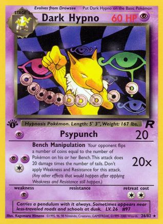 Dark Hypno (26) 026/82  - Unlimited Team Rocket - Rare