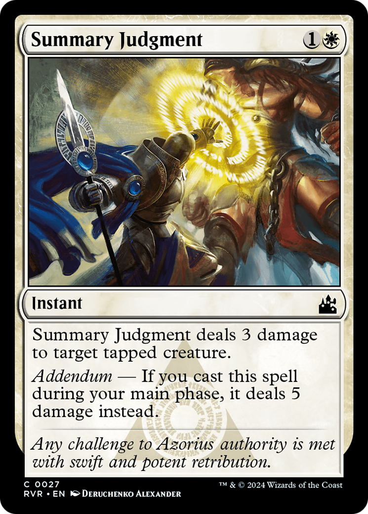 Summary Judgment (RVR-027)  - Ravnica Remastered